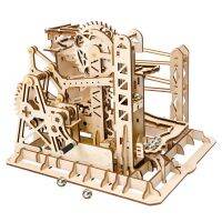 Robotime เกียร์ไม้ของเล่นสำหรับเด็กโมเดลขับของเล่นจิ๊กซอว์ไม้3มิติแบบทำมือ