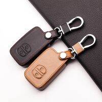 hot【DT】 Fob Leather Car Holder Cover for TOYOTA Highlander Cruiser Hilux Prius car key shell