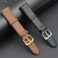 ◘☫✔ Men Women PU leather strap watch band Black Brown 12mm 14mm 16mm 18mm 20mm 22mm 24mm watch strap Relogio Masculino Accessories