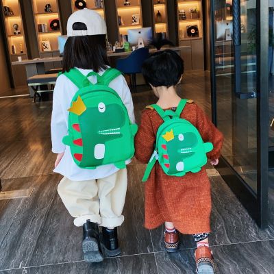 New Nylon Children Backpacks Kindergarten Schoolbag Cartoon Dinosaur Boys Girls Nursery Toddler Cute Rucksack 2-6 Years
