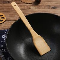 ▧∏❃ 30cm Kitchen Wooden Spatula Heat Resistant Shovel Cooking Spoon Pan Rice Spoon Kitchenware Non-Stick Pan Bamboo Rice Shovel