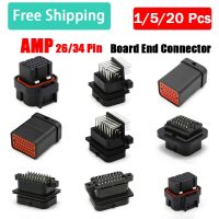 1/5/20Pcs AMP Type ECU Automotive Connector 26P 34Pin Waterproof Plug Harness 3-1437290-1 6437288-2 9-6437287-8 6473711-1