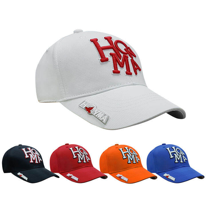 four-seasons-new-high-quality-unisex-honma-golf-hat-5-colors-embroidered-sports-cap-any-color-can-be-selected