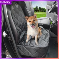 Peetery รถสุนัขสัตว์เลี้ยงทนทานผ้าคลุมเก้าอี้ด้านหลังที่รองเบาะรถยนต์สำหรับสัตว์เลี้ยงถอดออกได้กันน้ำกันรอยไม่ลื่นสำหรับเยอรมันรถ SUV รถครอบครัว