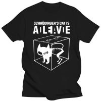 Mens T-shirt Top Quality cotton Schrodingers Cat print short sleeve men T shirt casual The Big Bang Theory mens Tshirt