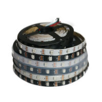 1เมตร5เมตร WS2812B WS2812 Led แถบพิกเซลเป็นรายบุคคลแอดเดรสสมาร์ท RGB หลอดไฟ Led Strip เทปสีดำสีขาว PCB IP306567 *