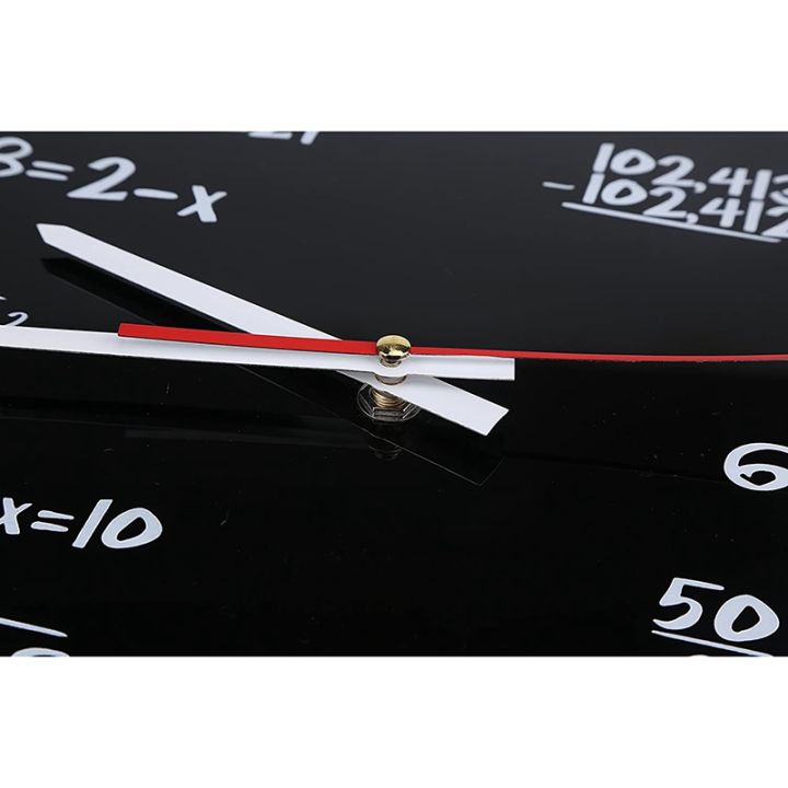 math-wall-clock-math-formulas-clock-quiz-clock-in-black-and-white-unique-math-equation-clock-for-home-office