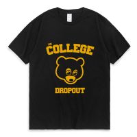 2023ใหม่ hip hop hoods and West 90s VINTAGE T เสื้อสำหรับชาย Tees The College dropout แขนสั้น unisex