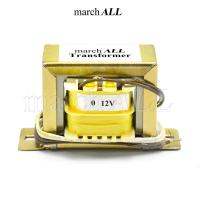 MarchAll หม้อแปลงไฟฟ้า 1A แท้ แรงดัน เอาพุต 12V โวลต์ AC ชนิด EI TRANSFORMER ไฟเดี่ยว 2 สายไฟ  นำไปต่อ เรคติไฟเออร์ หรือ ต่อตรงได้ เป็นภาคจ่ายไฟได้ทุกวง