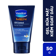 [HCM]Gel rửa mặt kiểm soát dầu Vaseline Men 50g & 100g thumbnail