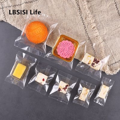 LBSISI Life 100ชิ้นหนาใสคุกกี้ลูกอมถุงซีลด้วยความร้อนเค้กนูกัตบรรจุภัณฑ์แบบปิดผนึกเครื่องแครนเบอร์รี่ขนาดเล็ก