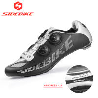 Sidebike Sd002คาร์บอนรองเท้าปั่นจักรยานผู้ชายรองเท้าวิ่งจักรยานเสือหมอบ Ultralight Self-Locking จักรยานรองเท้าผ้าใบ Breathable Professional