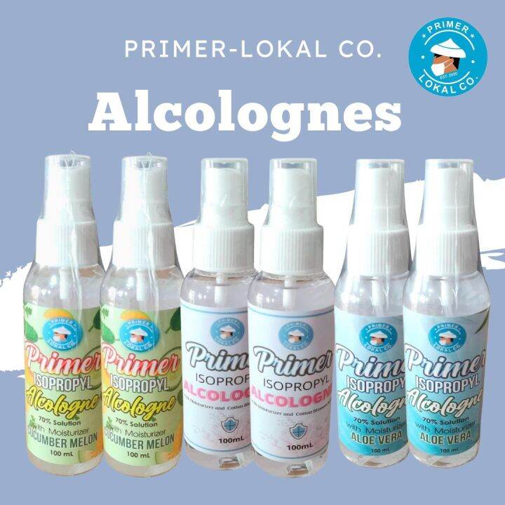 PrimerLokal Alcologne 100ml Spray Bottle Lazada PH