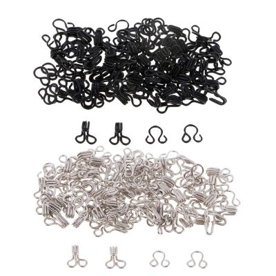 50 Sets Metal Sewing Hooks and Eyes Closure for DIY Bra Clothing Pants Dress Accessories