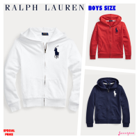 RALPH LAUREN BIG PONY FRENCH TERRY HOODIE ( BOYS SIZE 8-20 YEARS )