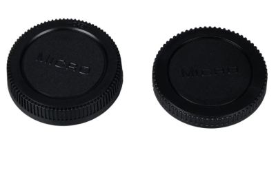 REAR FRONT CAP OLYMPUS MICRO ฝาปิดท้ายเลนส์ + Body Cap ฝาปิดบอดี้ Micro M4/3 m43 Olympus Panasonic GF1/GF2/GF3 S0839 ช่่วยป้องกันฝุ่น กันกระแทก ผลิตจากวัสดุคุณภาพดี แข็งแรง ทนทาน ไม่คมไม่ขูดกล้อง