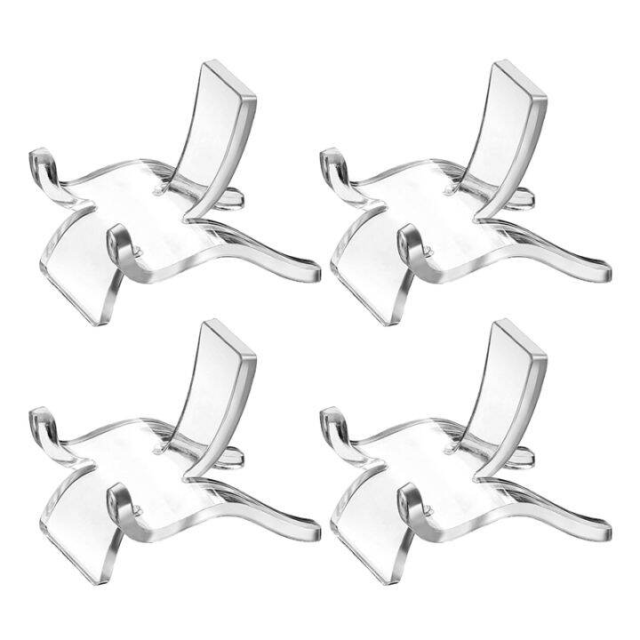 20 Pcs Acrylic Display Small Collectibles Display Stands for Displaying