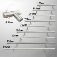 KK &amp; FING T ประเภท50-500มม. สแตนเลสสตีลตู้ครัวจับประตูตู้ดึงลิ้นชักลูกบิดเฟอร์นิเจอร์ฮาร์ดแวร์เส้นผ่านศูนย์กลาง10มม.