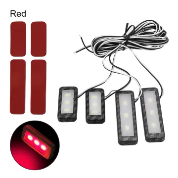 Armrest Interior Door Handle Lighting Decorative Lights Car Styling 4Pcs  LED Car Inner Bowl Light Universal Auto Atmosphere Lamp