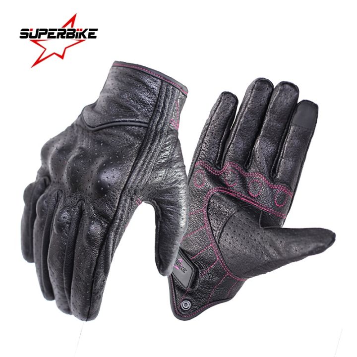 2021Motorcycle Gloves Leather Touch Screen Summer Mitten Half Finger Men Women Racing Cycling Glove Luvas Da Motocicleta Os Carros