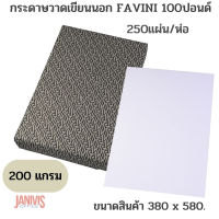 FAVINI กระดาษวาดเขียนนอก 100 ปอนด์ ตัด 2 (38 x 58 ซม.) (250 แผ่น/ห่อ)