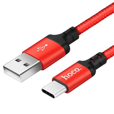 Hoco ที่ชาร์จ USB Type C,S10สายสำหรับซัมซุง1ม. 2ม. Huawei P30ชาร์จเร็ว Xiaomi สายชาร์จ USB-C