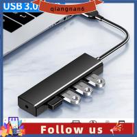 QIANGNAN6อลูมิเนียมอัลลอยด์เมาส์ฮาร์ดไดรฟ์คีย์บอร์ดความเร็วสูง4พอร์ต USB การส่งข้อมูล USB ฮับ3.0