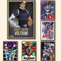 Luyameishop Premium Voltron Anime Poster: การตกแต่งผนังที่สมบูรณ์แบบสำหรับบาร์และบ้านกาแฟ