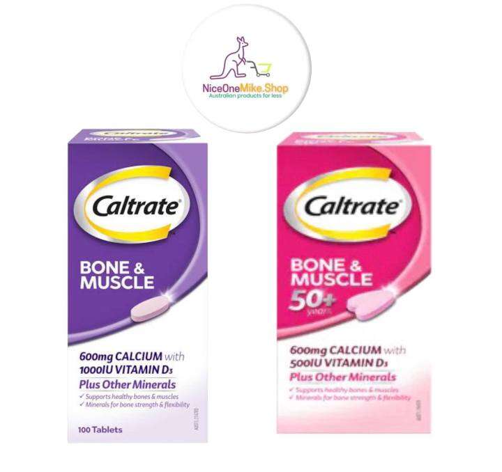 Caltrate Bone And Muscle 100 Tablets 50 Lazada Ph