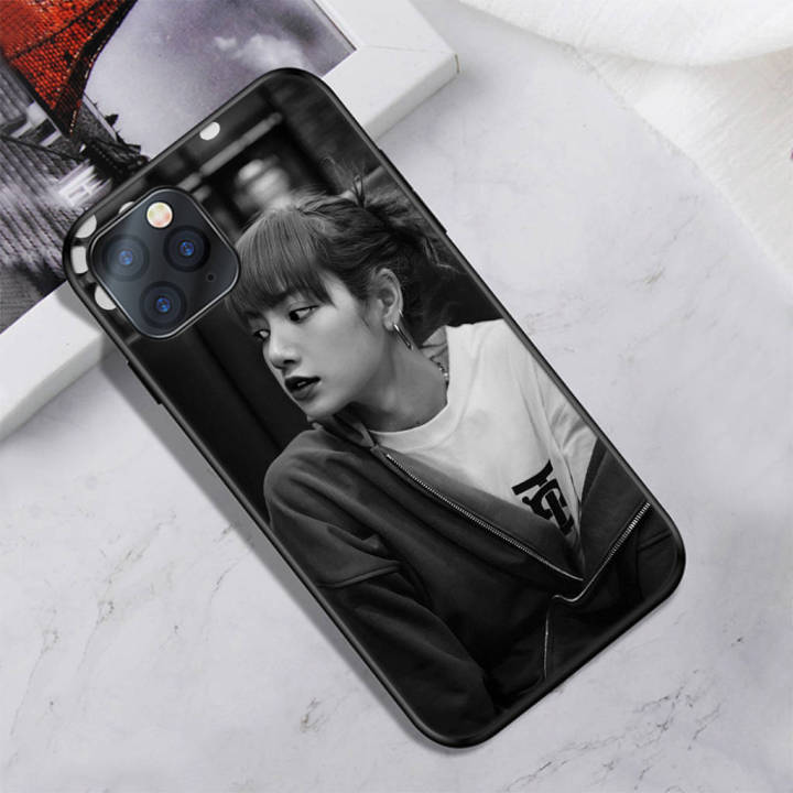 12gv-cute-lisa-kpop-อ่อนนุ่ม-high-quality-ซิลิโคน-tpu-phone-เคสโทรศัพท์-ปก-หรับ-iphone-7-8-11-12-13-14-pro-xs-max-se-x-xr-plus-se