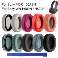 2Pcs เปลี่ยนแผ่นรองหูฟัง Ear Pad สำหรับ MDR 100ABN MDR-100ABN WH H900N WH-H900N หูฟังเบาะถ้วย Ear Cover Earpad