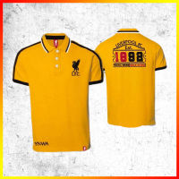 เสื้อโปโล ลิขสิทธิ์แท้  Liverpool ( ชาย ) รุ่นLFC029 สีเหลือง