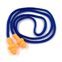 10Pcs Soft Silicone Corded Ear Plug Protector Reusable Hearing Protection Noise Reduction Safe Earplugs Earmuff