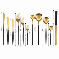 【CW】 Gold Flatware Set Tableware 1pc Dessert Cutlery Fork Wedding Dinnerware