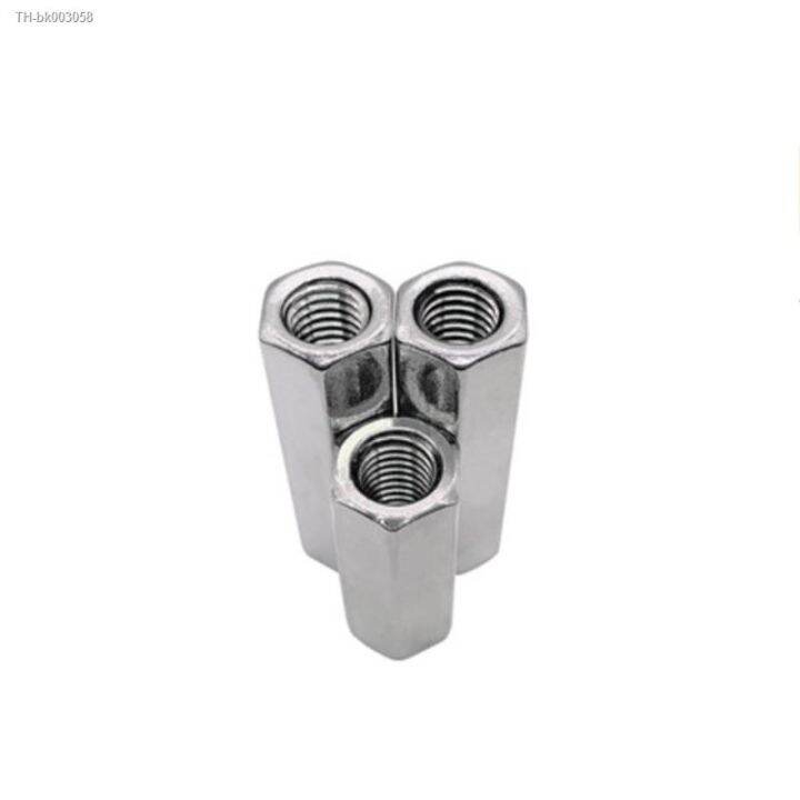 1-10pcs-m2-m2-5-m3-m4-m5-m6-m8-m10-m12-304-stainless-steel-standoff-rod-long-coupling-nut-hex-high-strength-hex-nutsert