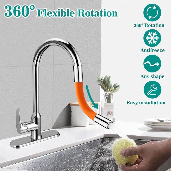 Water pipe extension pipe Universal Faucet Extender 360° Free Bending