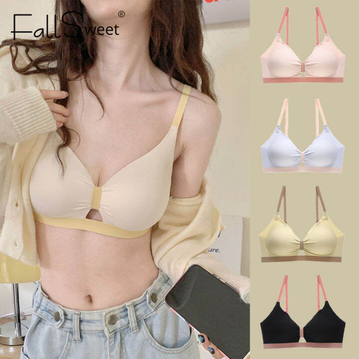 FallSweet Ice Cream Bra for Women No Wire Comfortable Push Up Bra
