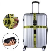 【YD】 TSA Customs Lock Luggage with Password Adjustable Suitcase Band Rope Straps Accessory