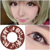 Wink / Winky / Bling Choco ช็อคโก้ บิ๊กอาย แบ๊ว สีช็อคโก้ วิ้งค์ คอนแทคเลนส์ Contact Lens Bigeyes Dolly Wink Choco ค่าสายตา สายตาสั้น