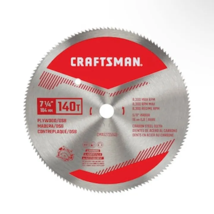 BRANDNEW CIRCULAR SAW BLADE CRAFTSMAN 71/4" 140T 5/8" ARBOR Lazada PH