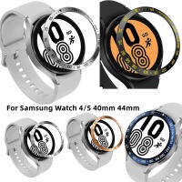 Bezel Ring ฝาครอบสแตนเลสสำหรับ Samsung Galaxy Watch 4/5 40Mm 44Mm Case Protection เคสโลหะกรอบ Speed Protector Shell New