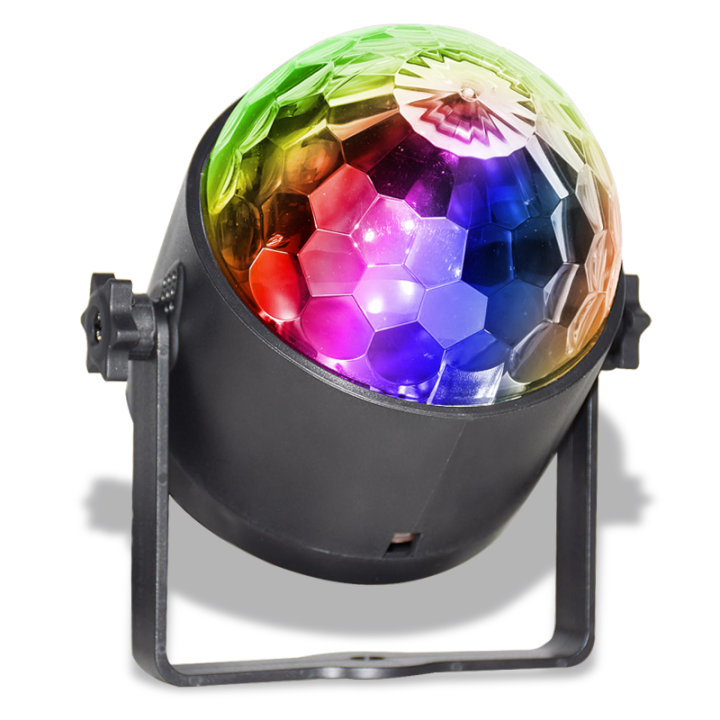 LED Party Lights Mini Crystal Magic Ball Lyre RGB Sound Activated