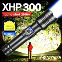 High Power Led Flashlight 000lumen Rechargeable Torch Light Powerful Flashlight Zoom Waterproof Flash Light Camping Lantern