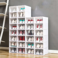 MNO.9 Things Shoe storage box  กล่องเก็บรองเท้าพลาสติกใส กล่องเก็บรองเท้า กล่องเก็บของอเนกประสงค์ มีฝาหน้า กันฝุ่น