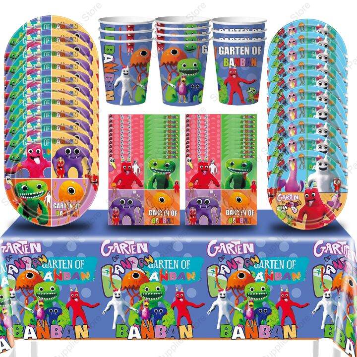 Garten of BanBan Birthday Party Supplies Rainbow Friends Paper Cups