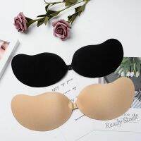 【Ready Stock】 ✆◑ C15 Sexy Wireless Stick On Lingerie Push Up Bra / Self Adhesive Strapless invisible Bras / No Wire Brassiere / Beauty Back Wireless Seamless Sleep Bralette Lingerie BH Underwear