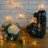 {Best-selling party decoration} 1.5เมตร10Leds Rose G Old เพชรนางฟ้าแสงสตริงน้ำหยดแสงสำหรับห้องตกแต่งคริสต์มาสวันหยุดพวงมาลัย N Avidad ตกแต่ง