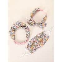 New Fashion Three-piece Knotted Hair Band Face Headband Popular Color