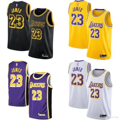 เสื้อกีฬาแขนกุด ลายทีม NBA Jersey Los Angeles Lakers No.23 James ทรงหลวม พลัสไซซ์ สําหรับผู้ชาย และผู้หญิง 2022