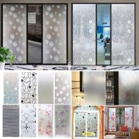 45x100cm /200CM Waterproof Frosted Privacy Bathroom Window Glass Film Stickers Decals PVC Self-adhesive film Home Decor Sticker